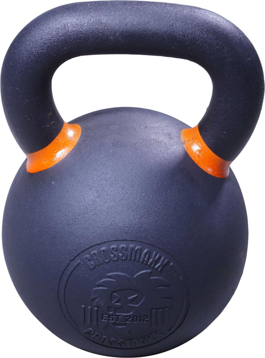 Lifemaxx Crossmaxx Kettlebell - Gietijzer met Poedercoating - Gewichten - 24 kg