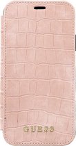 Guess Crocodile Folio BookCase - Apple iPhone XR (6.1'') - Roze