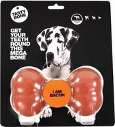 Tasty Bone Piepend Speelgoed - Bacon - Mega