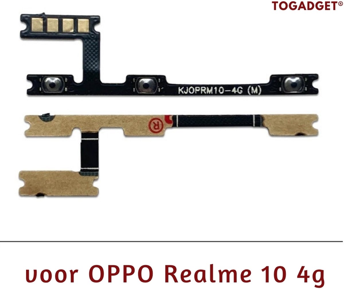 Volume- en Power Flex Kabel voor Oppo Realme 10 4G – Vervangingsonderdeel