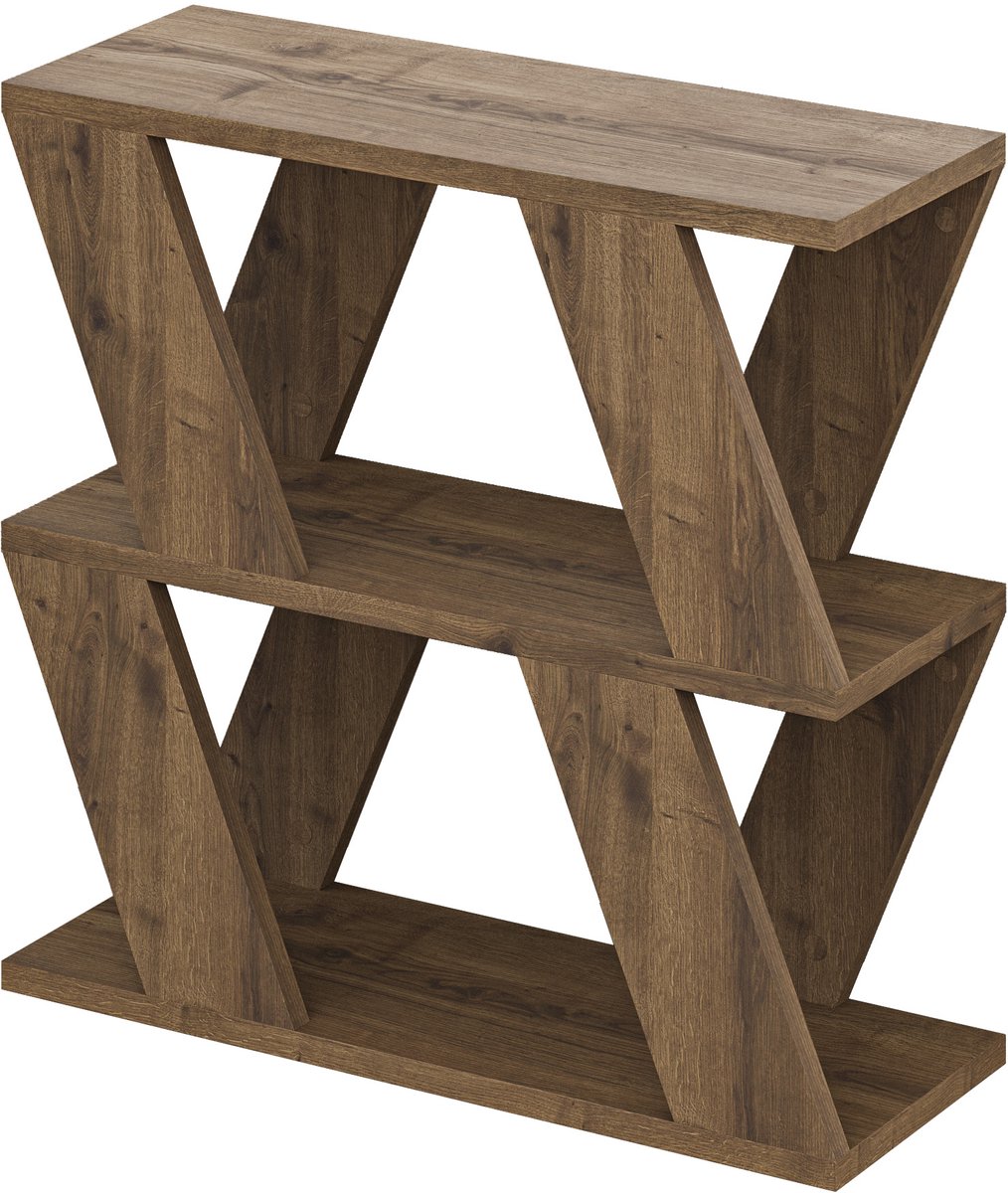 Hocus Picus Bijzettafel - Donker Eiken - 21x56 cm