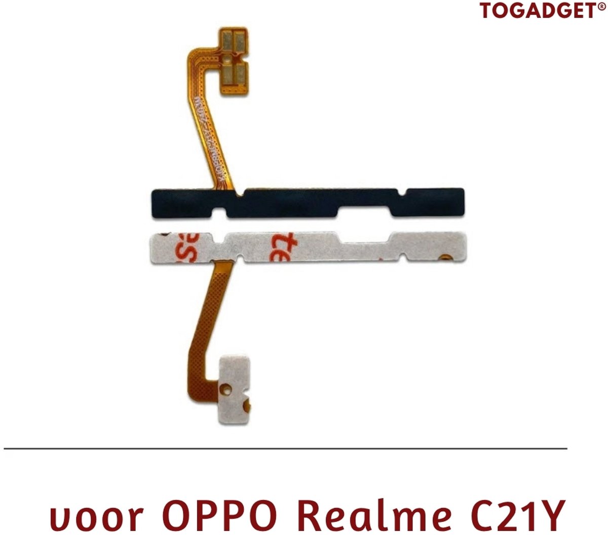 Volume- en Power Flex Kabel voor Oppo Realme C21Y – Vervangingsonderdeel