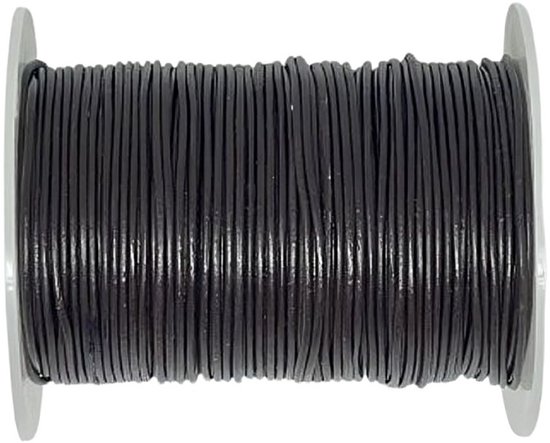 HobbyArts Leren Koord, 1m, Donkerbruin- Koop leren koorden bij YarnLiving