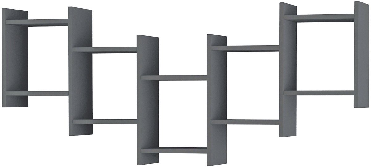 Hocus Picus Zwevende Wandplank - Antraciet - 151 cm