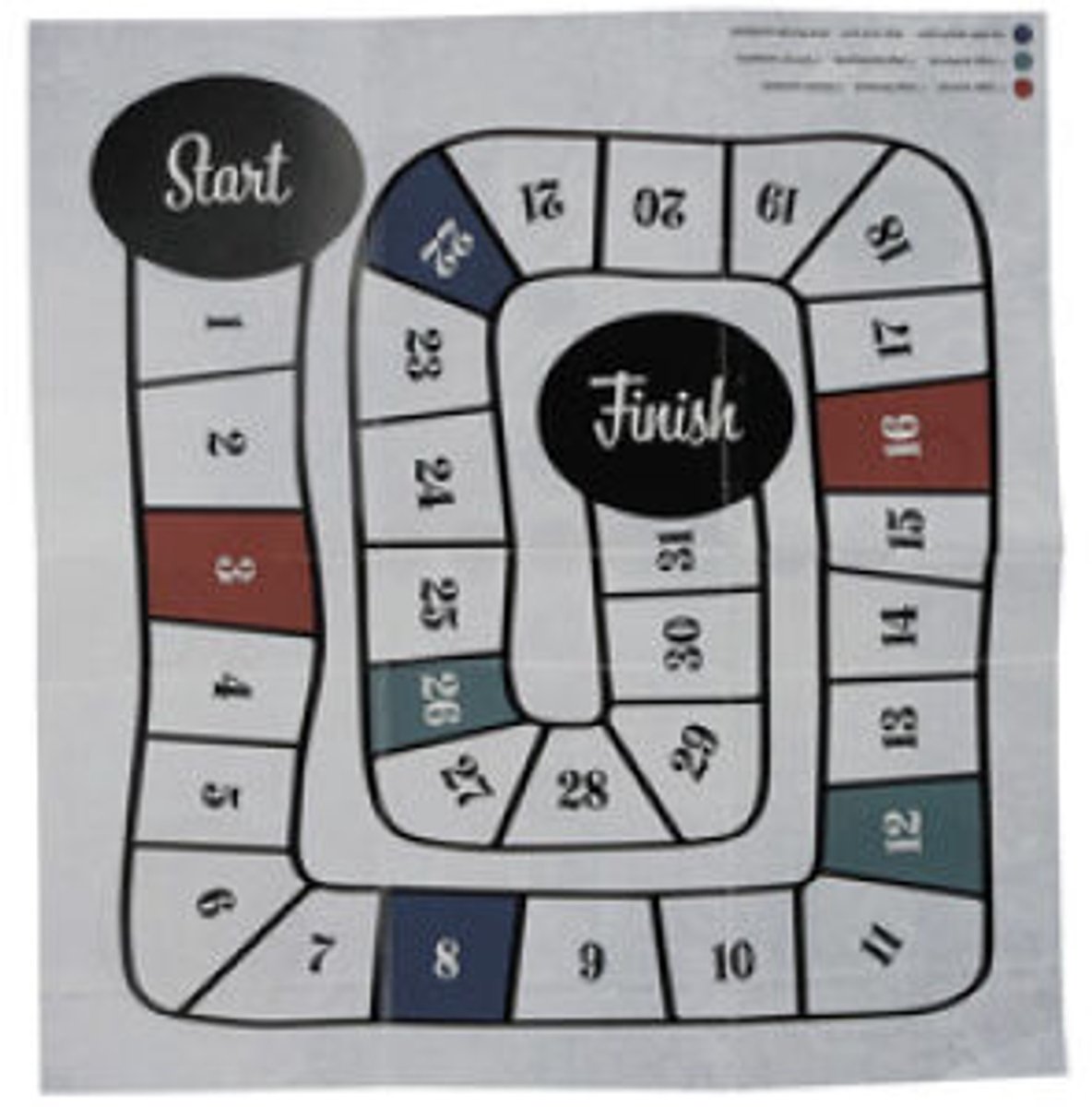 JENS Living - Reis Dobbel & Pionnen spel -