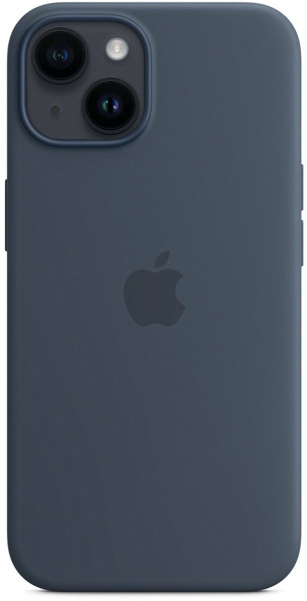 Apple - Siliconen hoesje - MagSafe - iPhone 14 - Stormblauw