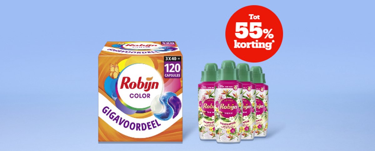 Tot 55% korting*