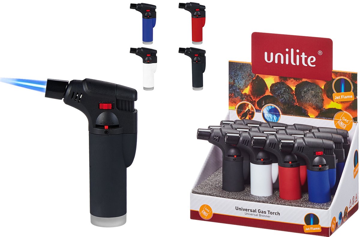 Turbobrander - Creme brulee brander - 4x jet flame aanstekers
