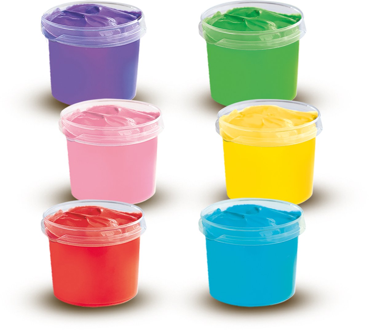 SES Creative Vingerverf - 6 Kleuren - Vanaf 2 Jaar - 6 x 110 ml - Knutselen - Glutenvrij - Schoencadeautjes Sinterklaas — cadeau in Spellen & Speelgoed - foto 7