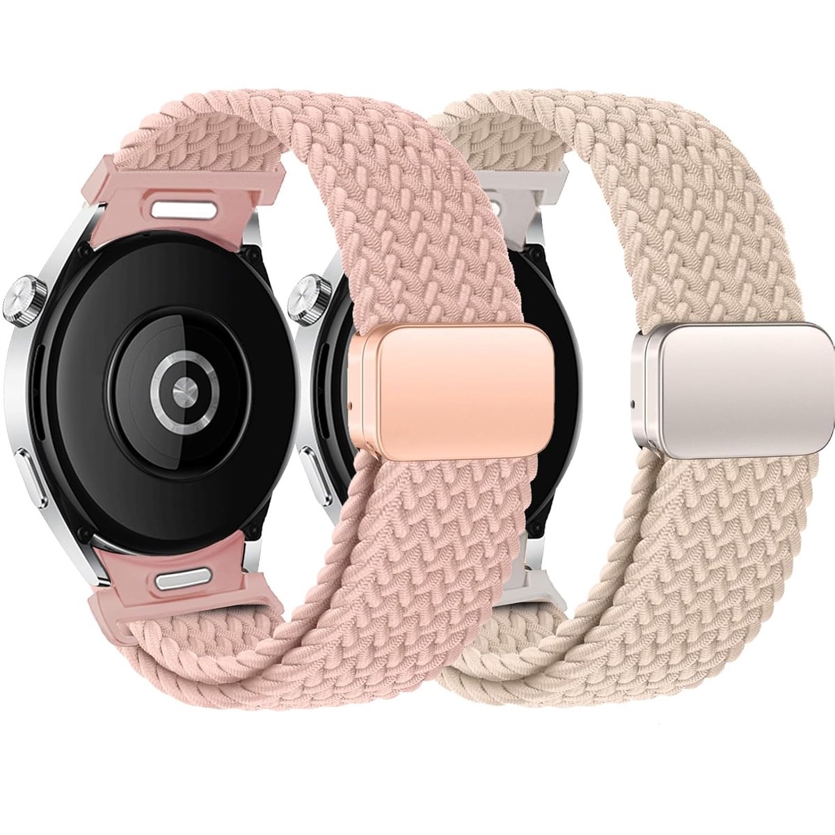 Elastisch Sportbandje - Gevlochten Nylon - Geschikt voor Smartwatch