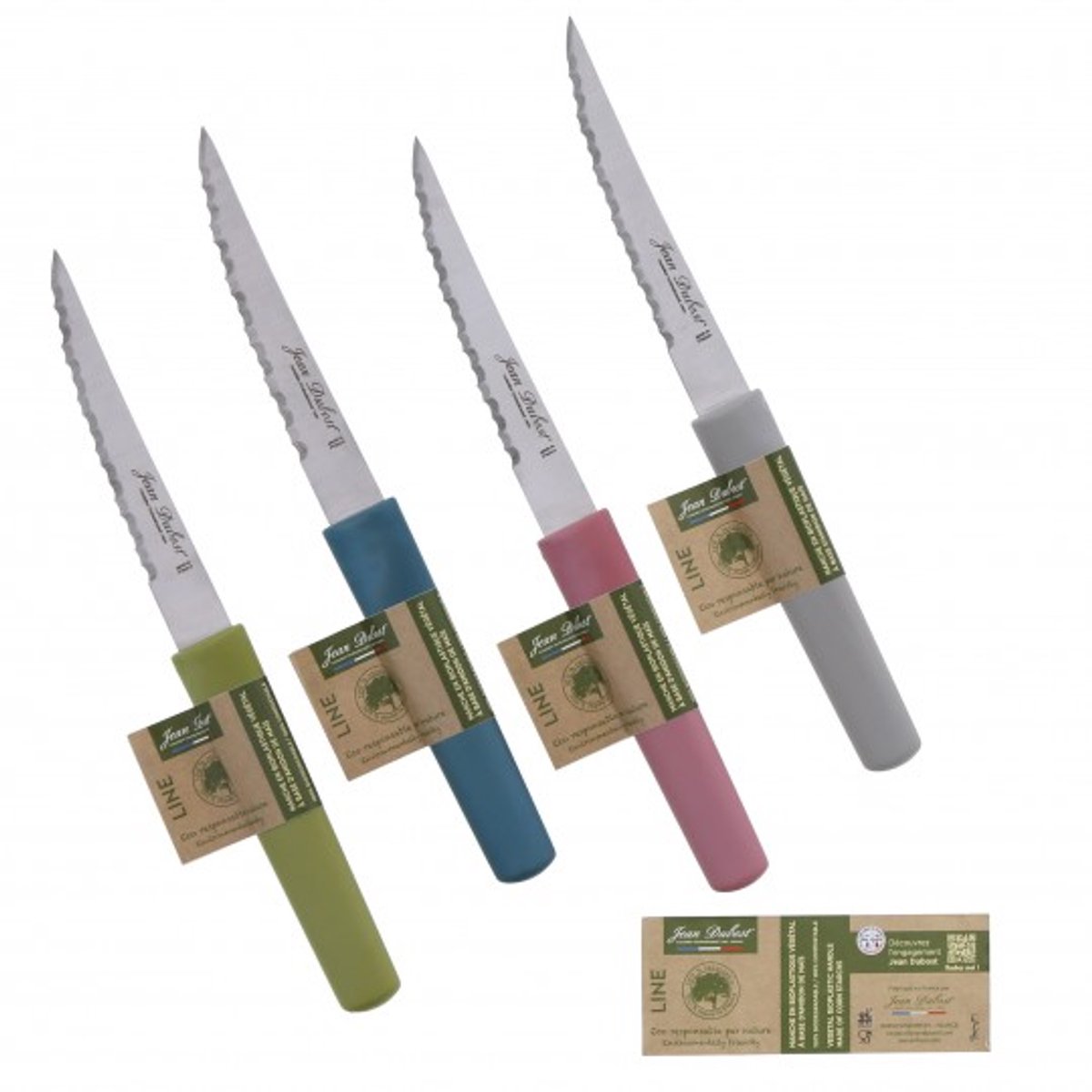 STEAKMES - MILIEUVERANTWOORDELIJKE LIJN - GEASSORTEERDE KLEUREN - JEAN DUBOST