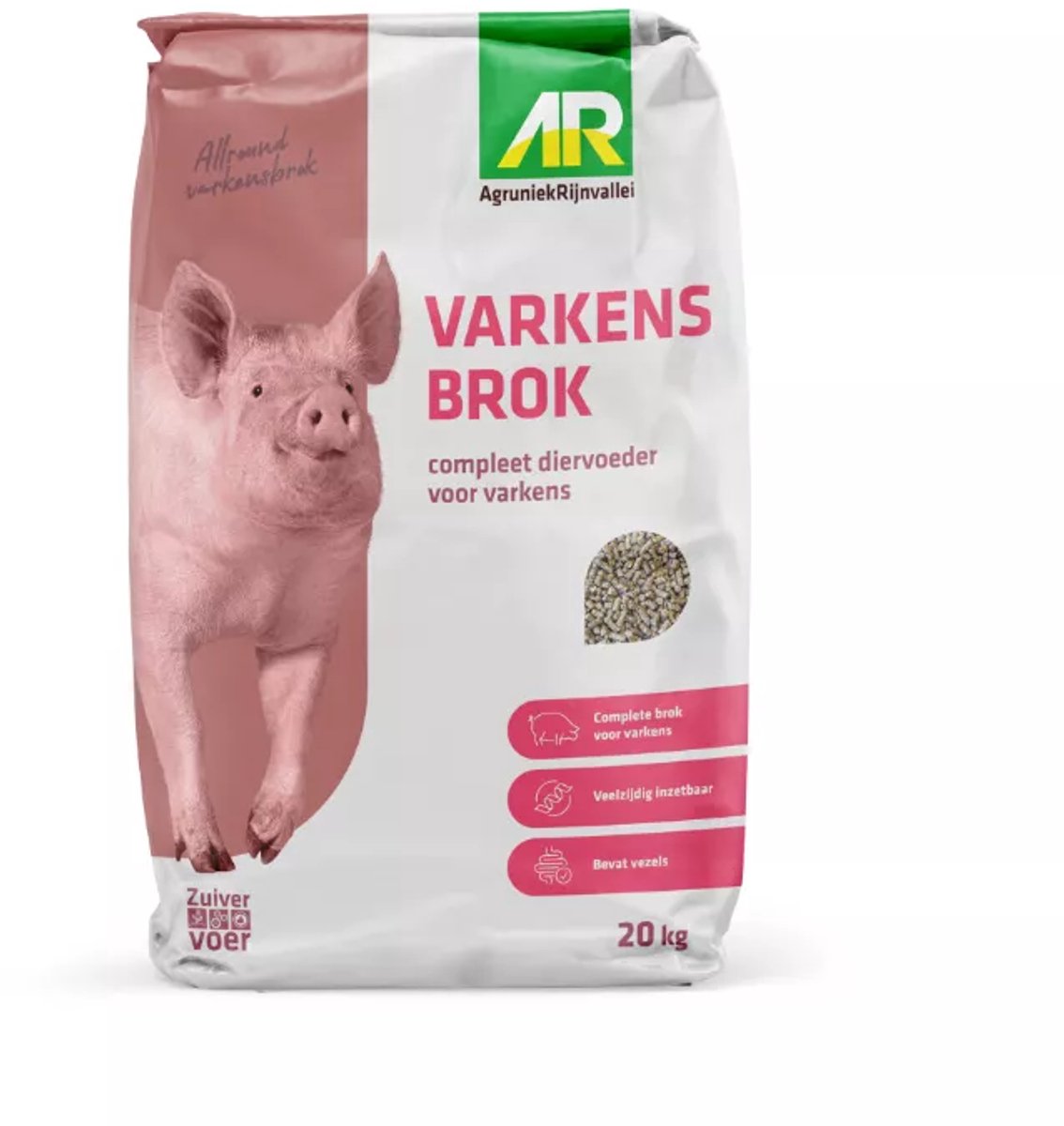AR Varkenskorrel 20kg Varkensbrok - Varkensvoer - zeugenbrok