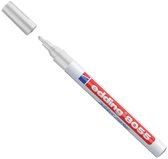Edding 8055 outdoor-marker 1-2mm ronde punt - wit - per stuk in blisterverpakking