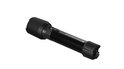 Zwarte Ledlenser P7R PRO zaklamp met textuur op de grip en rode ringen.
