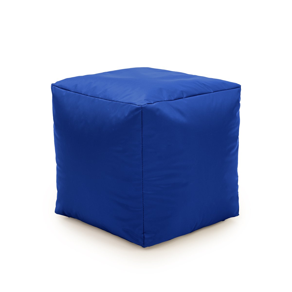 Drop & Sit - poef - robuust nylon - kobalt - 50x50x40