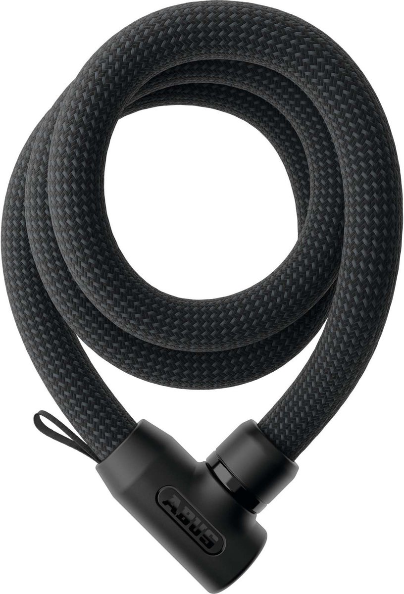 Fietsslot ABUS Yarnit 4004K - Kettingslot - Textielslot - 140cm - Lichtgewicht (slechts 1120g) - zwart