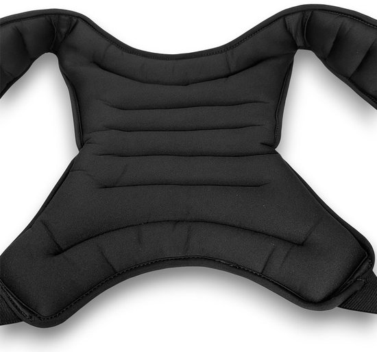 Gilet Lesté Réglable – 3,6 / 7,3 / 9,1 Kg – Néoprène Respirant, Bandes Réfléchissantes – Pour Musculation, Running, Marche