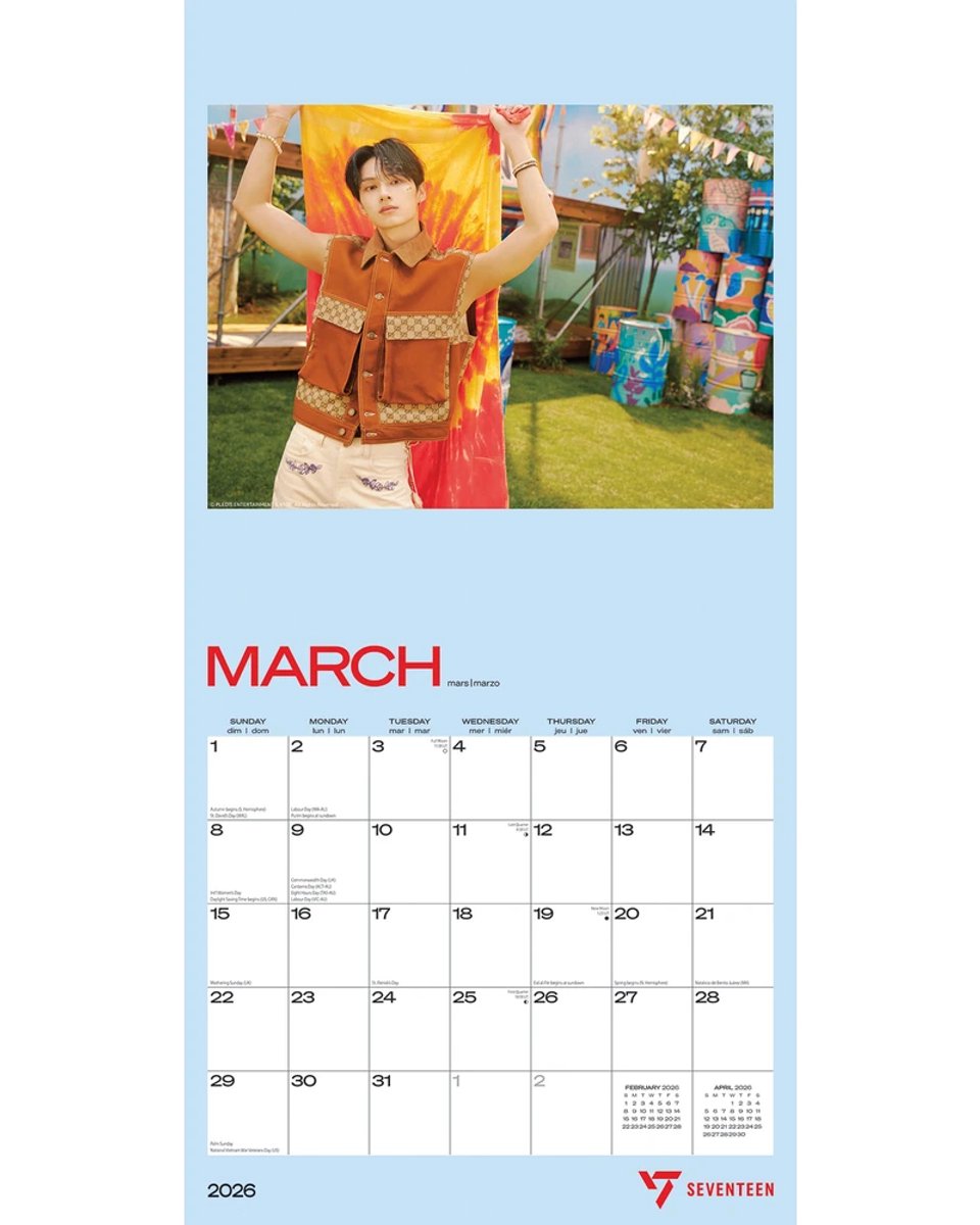 Seventeen Kalender 2026