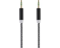 Tellur TLL311071 audio kabel 1 m 3.5mm Zwart, Wit