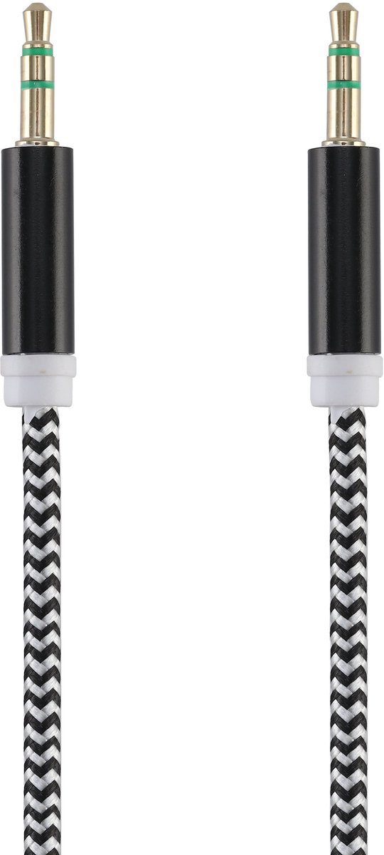 Tellur TLL311071 audio kabel 1 m 3.5mm Zwart, Wit