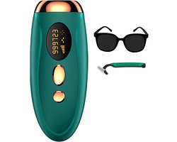 IPL Pulsed Light ontharingsapparaat - 999.999 flitsen - 2 standen - 5 energieniveaus - Laser ontharingsapparaat - Ultieme laser ontharing voor gezicht, lichaam, oksels, truien - Voor mannen en vrouwen - 17,4 x 7,3 x 4,8 cm