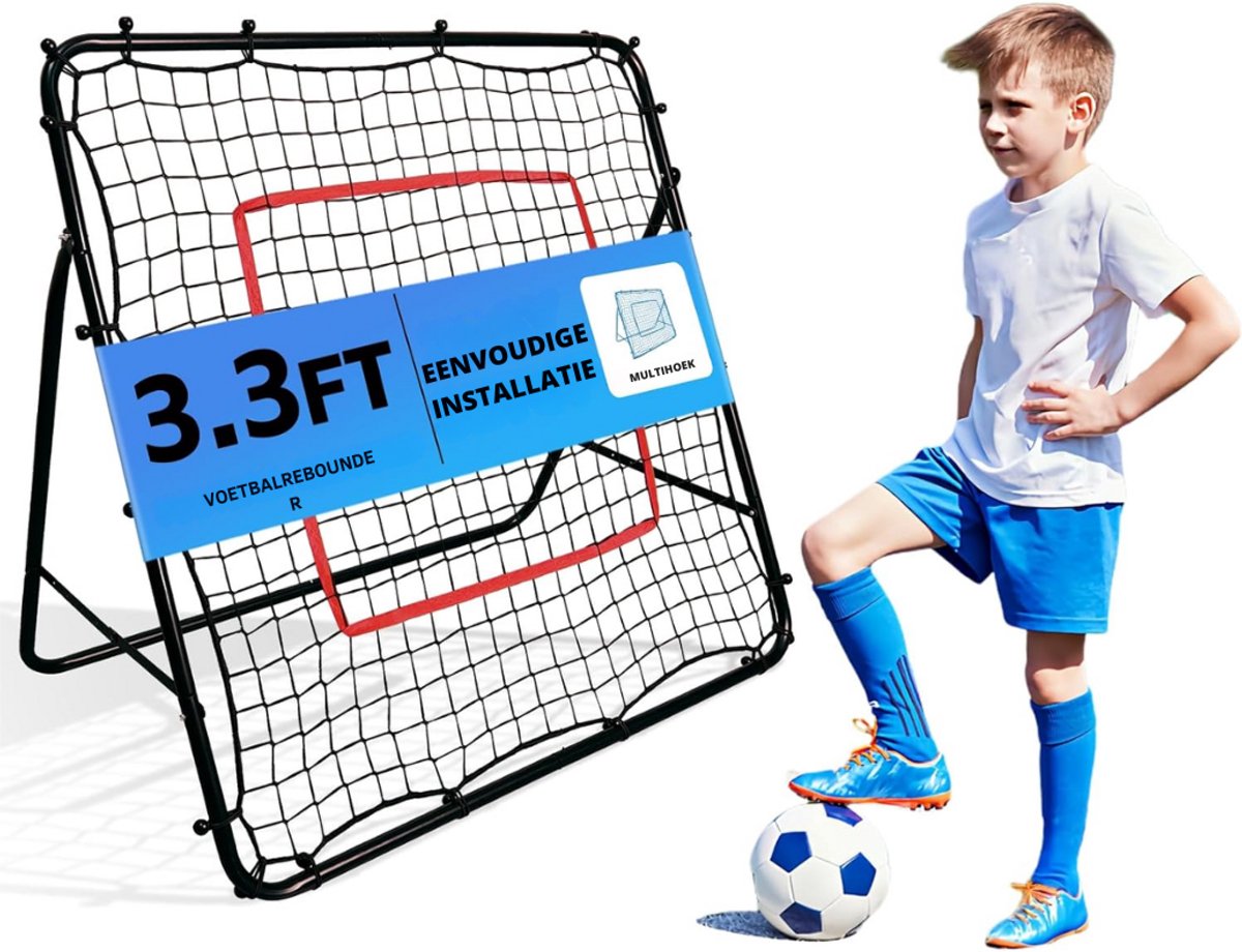 ZRSS® Rebounder Voetbal - Trainingsmateriaal Balsport - Inclusief Grondhaken - Bouncer