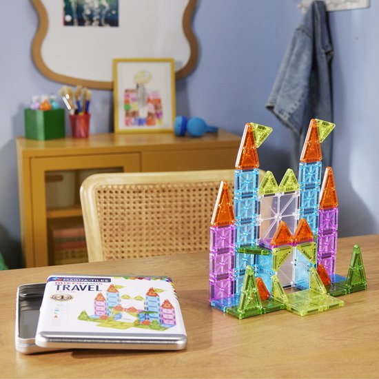 Magna-Tiles | Travel Set Deluxe 55 Stuks Set