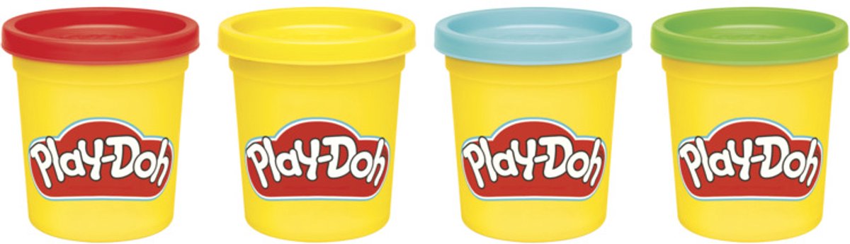 Play-Doh 4-pack Klassieke Kleuren 2+ - Boetseerklei — afbeelding 3