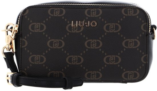 LIU JO sac à épaule bandoulière Ridhi ECS Camera Case Nero marron foncé