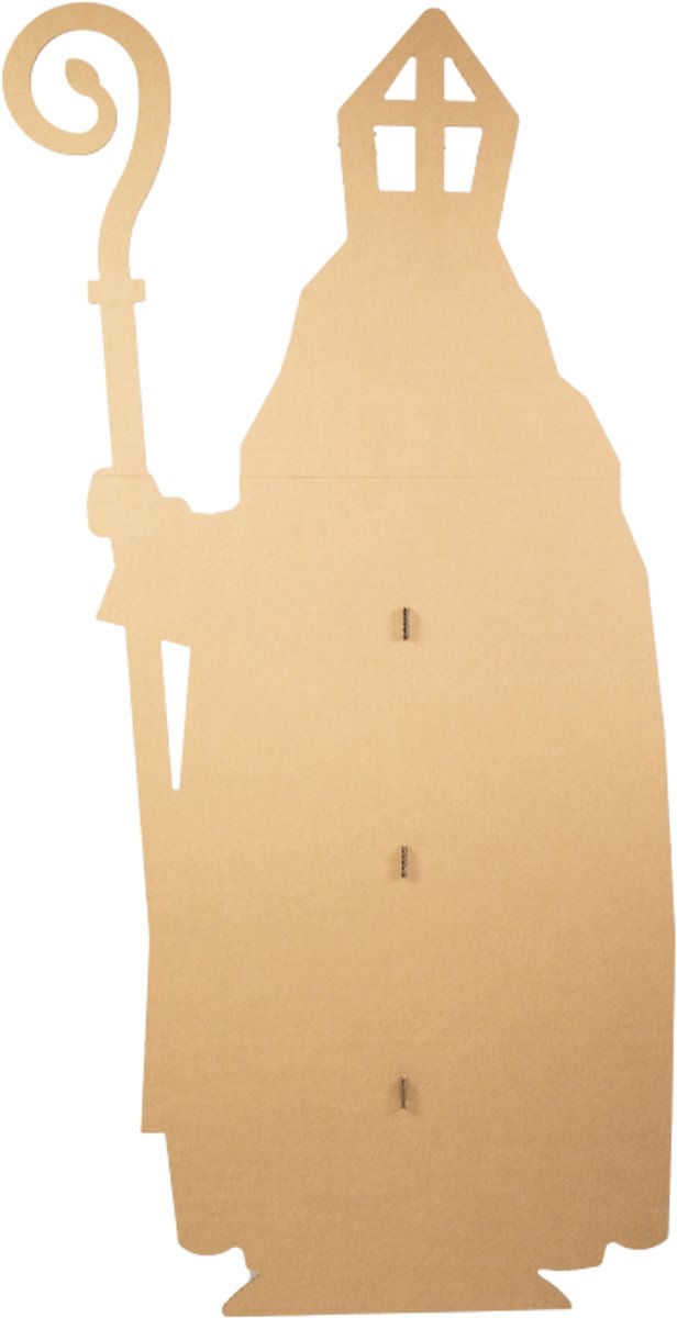 Kartonnen levensgrote sinterklaas figuur - 80 x 175 cm - Kartent