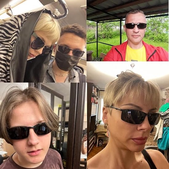 Gepolariseerd - Zonnebril - Sunglasses - Zonnebrillen - Heren - Gepolariseerd - Buitensportbrillen - Uv-Bescherming - Fietsbrillen van Merkloos — afbeelding 3