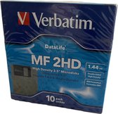 Mémoire Externe Rétro Lot De 10 Disquettes 3,5 Pouces XLYNE - 1,44 Mo - Formatées MS-DOS - Sans Virus Lot Disquettes MS-DOS