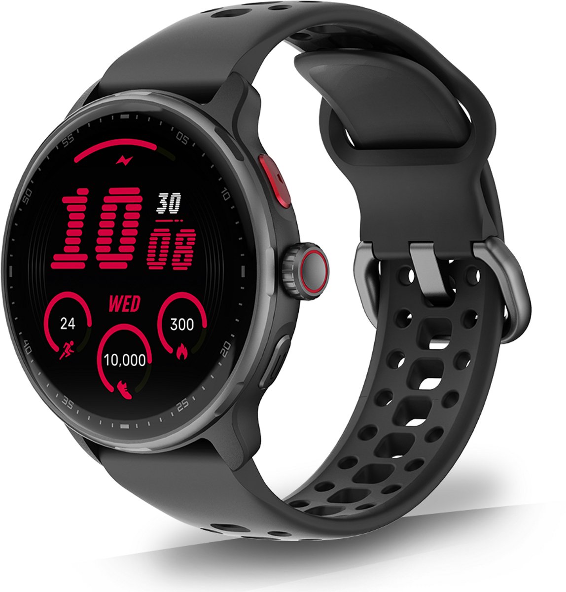 NOOG Spark 2 - Sporthorloge met GPS en Strava - Geschikt voor hardlopen - Zwart