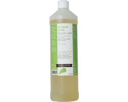 Greenhub - Groene Zeep Vloeibaar - 1 liter - Plantaardige allesreiniger op basis van tallolie - Zonder parfum en kleurstoffen