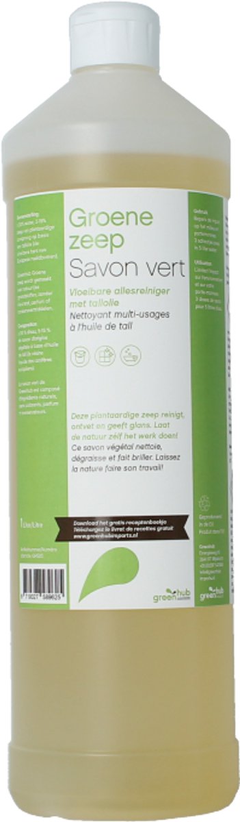 Bol.com Greenhub Groene zeep vloeibaar 1 Liter aanbieding
