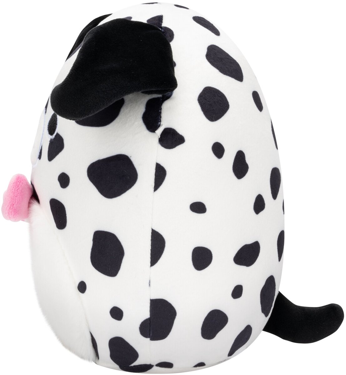 Squishmallows - Dustin - White Dalmatian W/Fuzzy Belly and Bowtie - 19cm pluche — afbeelding 2
