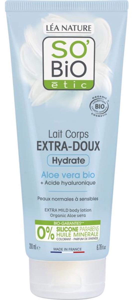 Goedkoopste So Bio Etic Bodylotion extra mild aloe vera 200 Milliliter