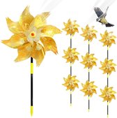 TheStriven Windmolens Tegen Vogels – Set Van 8 – Regenboog Reflecterend – Voor Tuin, Balkon & Fruittuin