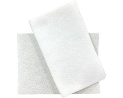Stofzuiger filterset universeel - zelf op maat te knippen -| Set van 2 filters: motorfilter en microfilter | Afmetingen motorfilter: 20 x 15 cm, afmetingen microfilter: 25 x 20 cm | Multaparts® huismerk