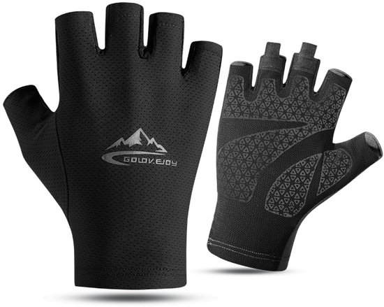 Vingerloze Sporthandschoenen - Antislip grip - Unisex - Zeilhandschoenen vingerloos - Handschoenen Sport - Vishandschoenen - Roeihandschoenen - UV Zonbescherming en halve vingers - Ideaal voor vissen, zeilen, kajakken
