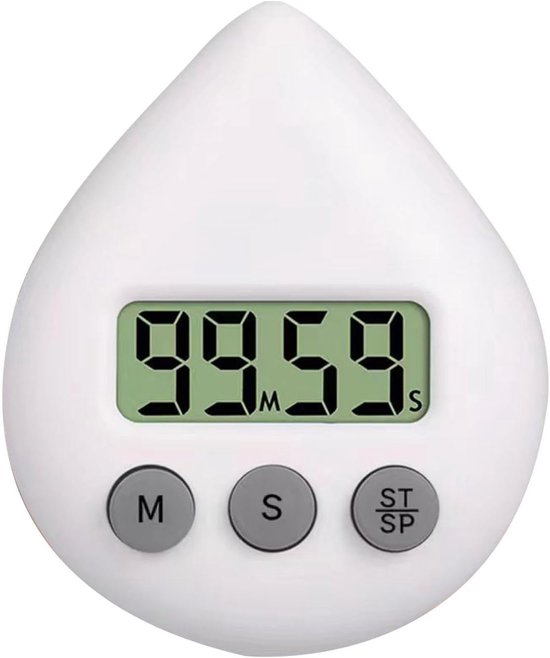 Digital Timer, Waterproof, Drop Shape, Energy Saver, Suction Cup ...