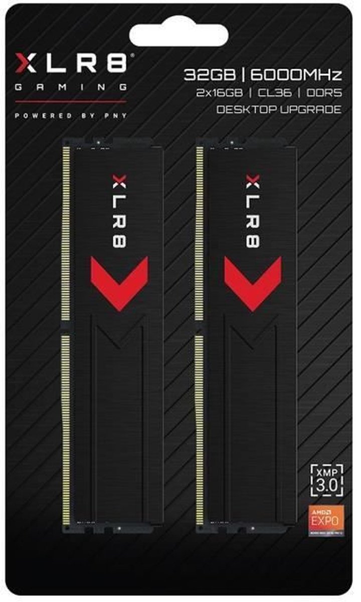 Geheugenkit - PNY - XLR8 Gaming DDR5 - 32 GB (2x16 GB) - 6000 MHz