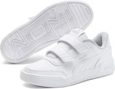 PUMA Caracal V PS Sneakers Kinderen - Puma White-Puma White-Puma Silver - Maat 30