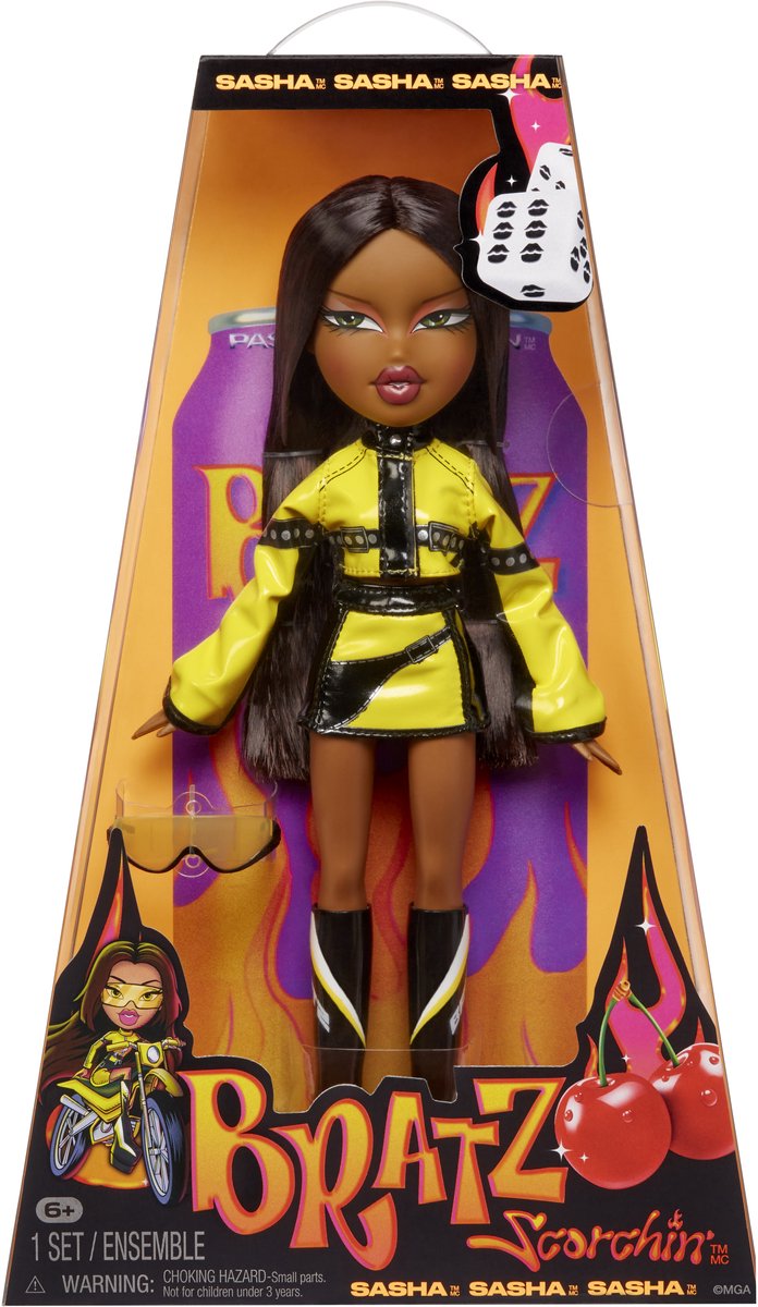 MGA Entertainment Bratz modepop Sasha - race fashion speelgoedpop. — afbeelding 2