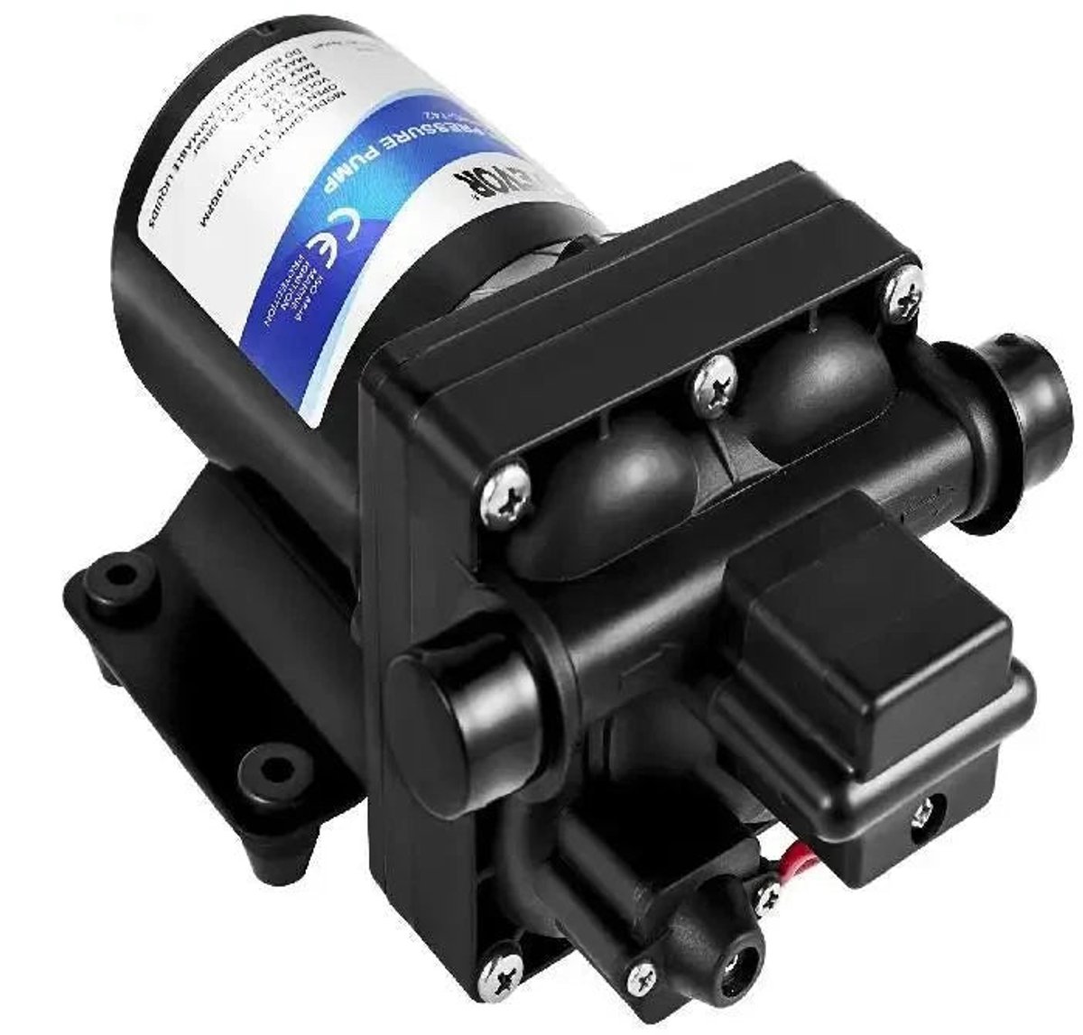Afspuitpomp - RV-waterpomp - Camper Marine Boot Membraanpomp - 12V - 3GPM - 45 psi - Zelf aanzuigend