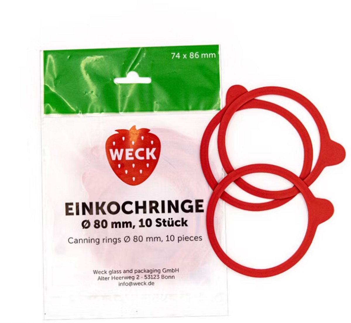 Weck® inmaakringen 74x86 / RR80