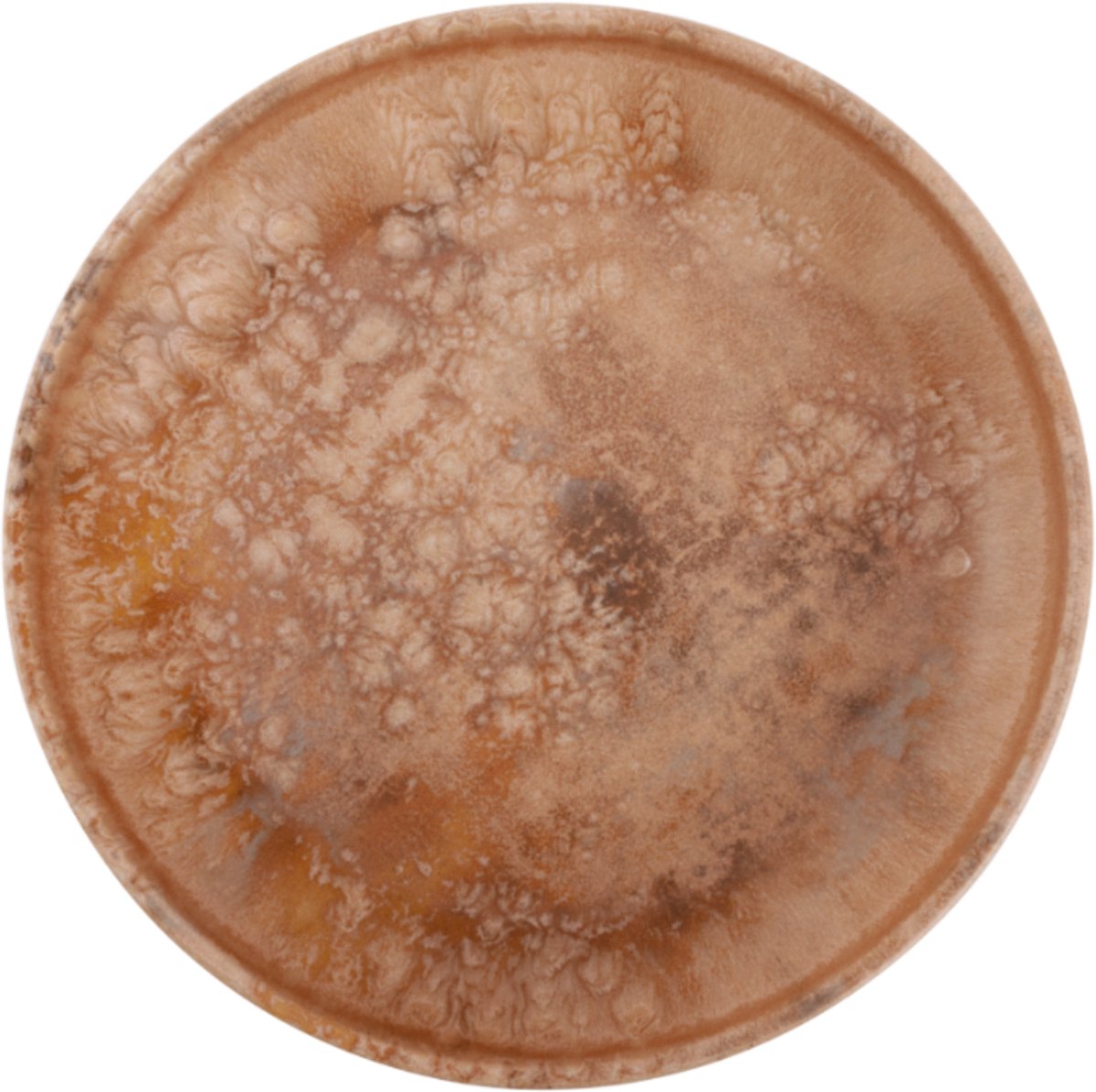 James Cooke - Dune - Bord diep - Pastabord - 2 stuks - ø 22 cm - Lichtbruin - Stoneware - Bordenset