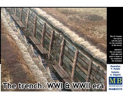 Master Box The Trench - Modelbouwset voor militaire diorama's - 35174