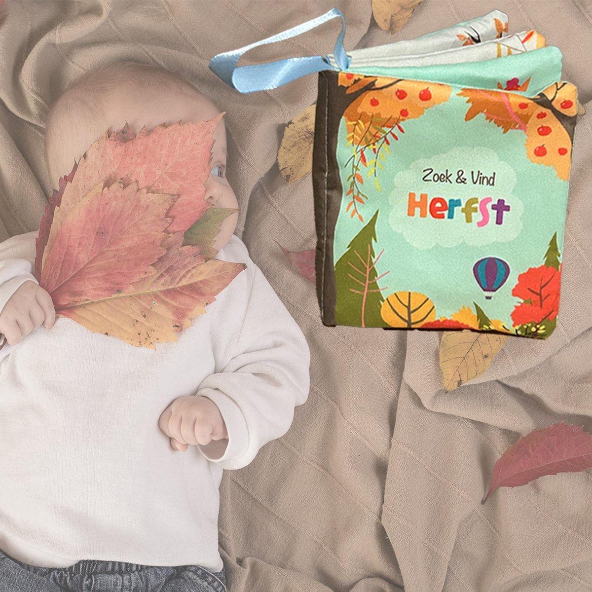Splendid Uitgeverij® - 4 zachte knisperboekjes in seizoenen - Dieren, kleuren, tellen en zoeken - Buggyboekje voor de kleine handjes - Eerste jaar baby speelgoed - Jongen / Meisje - 0 jaar / 6 maanden / 1 jaar - Kleine cadeautjes - Eerste woordjes — afbeelding 2