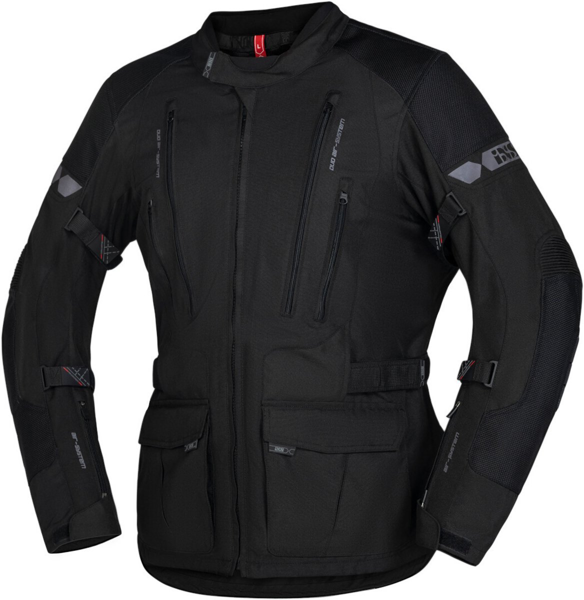 IXS Lennik-ST Zwart Textiele Motorjas - Jas